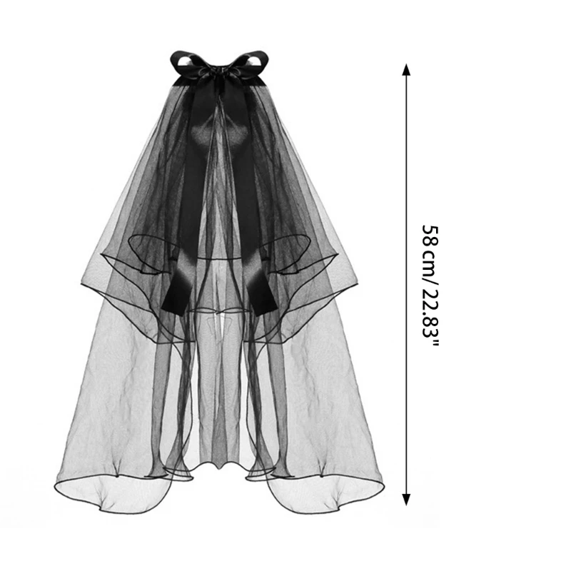 Bridal Veil Led Bridal Veil Led Light Veil Light Up Wedding Bride Tulle Hair Accessory with Duckbill