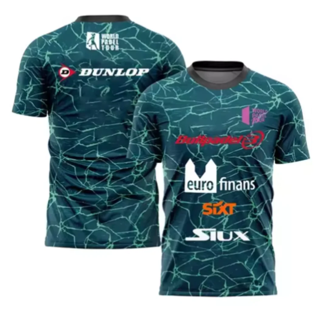 Tie Dye Elements Fashion Tennis T-Shirt Summer Men's Outdoor Sports Short Sleeve Suitable for Running and Fitness Sportswear Top 5