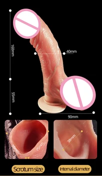 Ejaculate Reusable Soft Silicone Condom Dildo Extender Enhancer Enlarger Realistic Penis Growth Sleeve Sex Adult Toy for Men 6