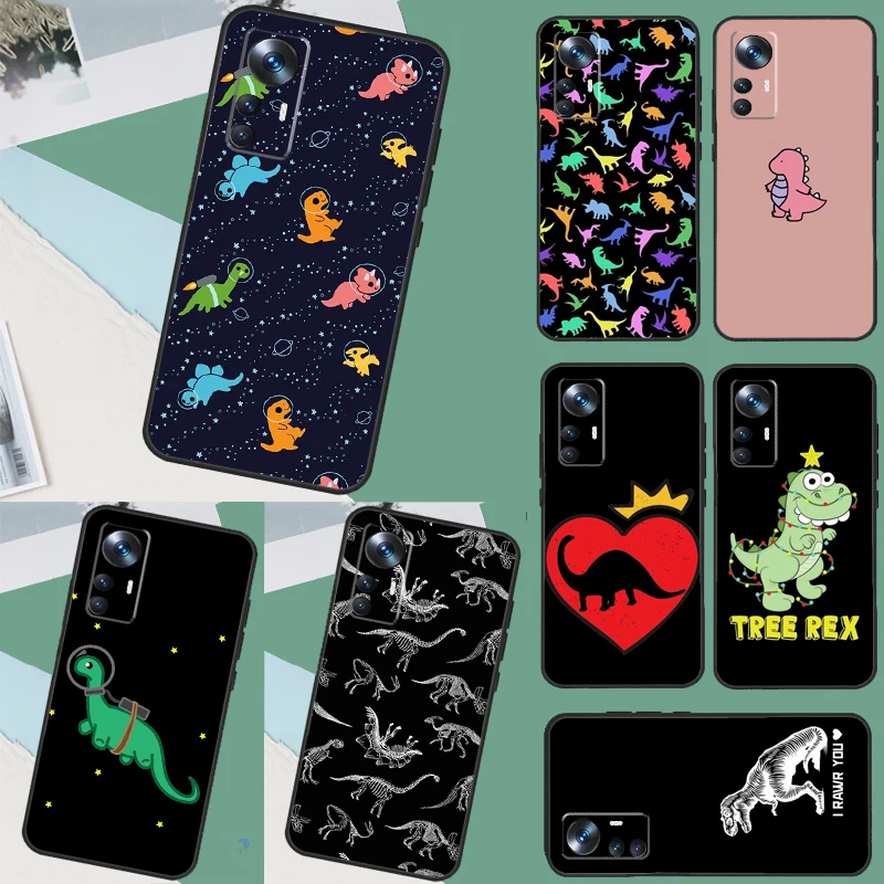 Animal Dinosaur Fun Dino Per Xiaomi 13 Ultra 12 Lite 11T 12T 13T Pro 12X Poco F5 X5 X3 Pro X4 F4 Gt M5 M5S F3 Case