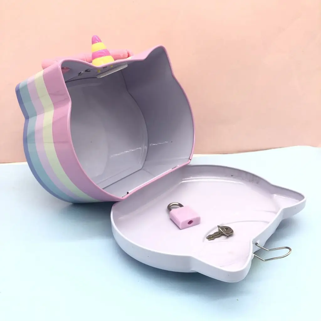 Cartoon Money Save Box Children Toy Survival Handbag Portable Coin Bank Cute Piggy Bank Anti-fall Piggy Creative With Lock money saving box piggy bank coin deposit box