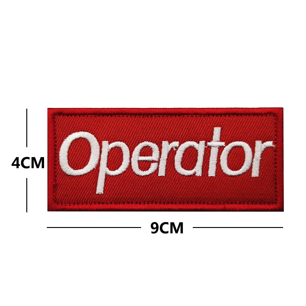 Embroidery English Alphabet Motivational Phrases Biker Saying Funny Slogan Words Patches Appliqued Military Chevron Strip Badges