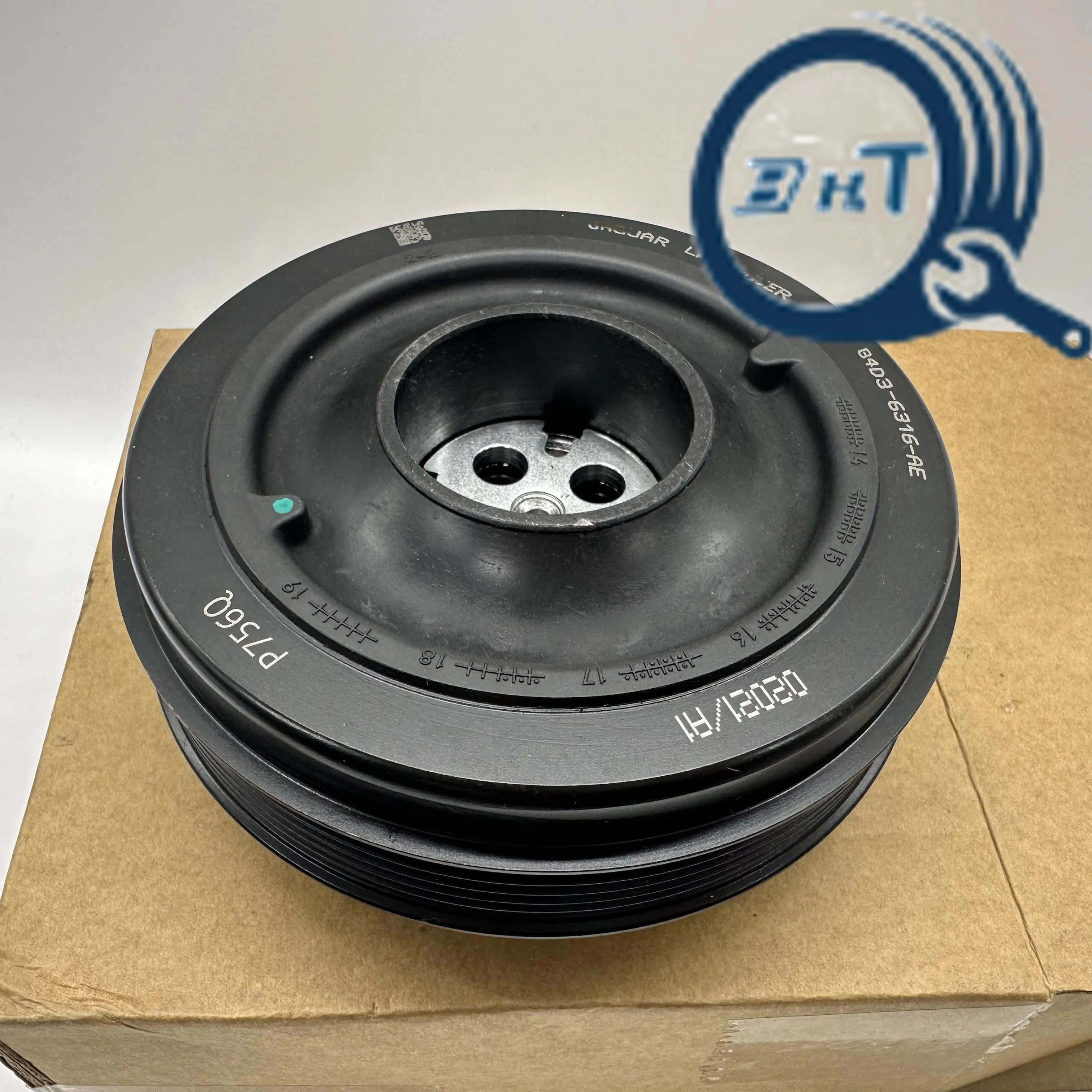 Puleggia Albero Motore Lr074072 Lr113860 Per Land Rover Defender Discovery 5 Discovery Sport Range Rover Vogue Velar Evoque Aj200