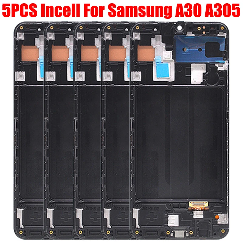

ЖК-дисплей 6,4 'для Samsung galaxy A30 A305/DS A305F A305FD A305A, панель, сенсорный экран, дигитайзер, датчик в сборе, рамка