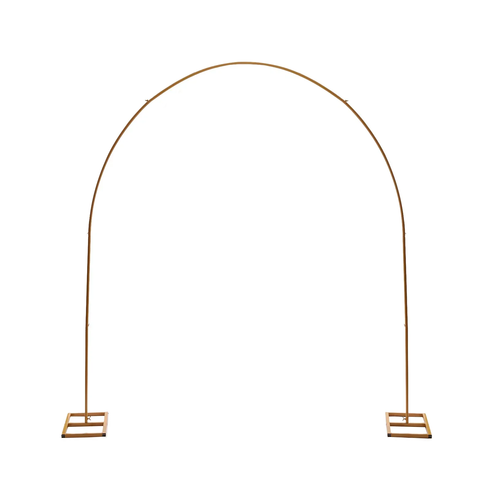 Gold Balloon Backdrop Stand Metal Wedding Arch Bridal Garden Yard Indoor Outdoor Party Decoration 7.5ft Flower Not Include wedding arch stand