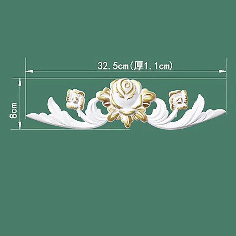 Furniture decorative accessories flower non-wood carving carved applique corner wall applique door furniture wood carving decora