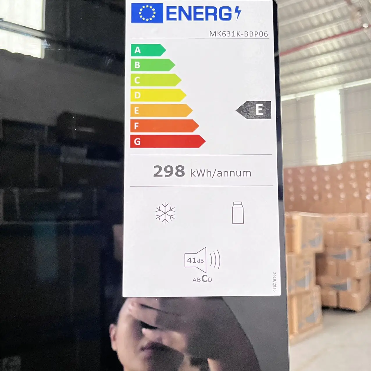 631L Black Tempered Glass Cross 4 Door Fridge Inverter Air Cooled Auto Defrost Refrigerator with Fresh Zone for Home Large 5