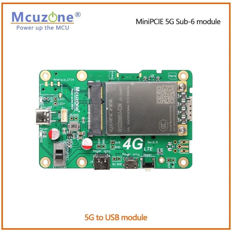 NanoPi T6 MiniPCIE 5G  RG200U-CN ̺  ÷  ÷  