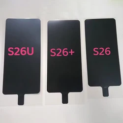 Ultra Clear Phone Screen Protector with Wrap Seal Paper Sticker - New Plastic Film - Galaxy S26 Plus (100Pcs Front Film)