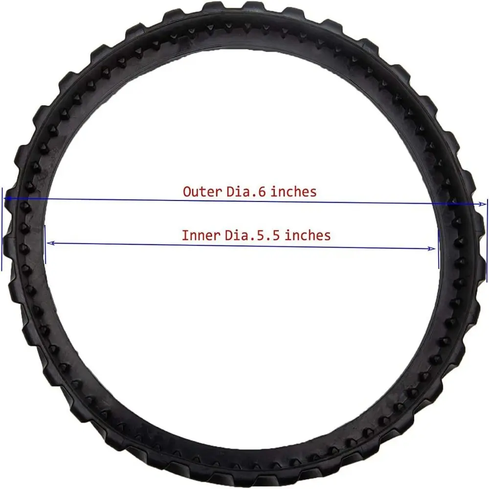 1/2pcs Summer For Zodiac MX8 MX6 Replace Equipment Tracks Tyres Wheel Pool Cleaner Supplies Swimming Clean Tires 6