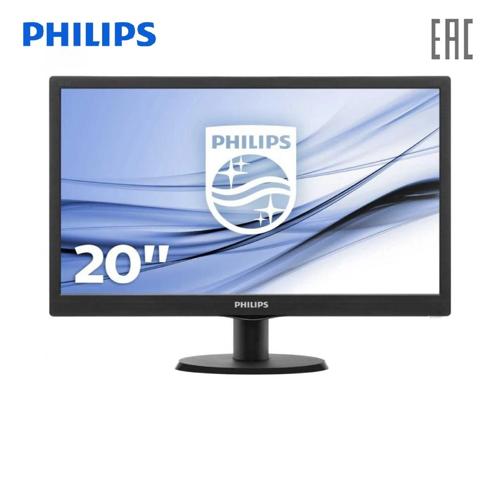 Монитор Philips 203V5LSB26 10/62 19.5'' 16:9 1600х900 HD+ TN 200cd m2 H90° V65° 10М:1 16.7M 5ms | Компьютеры и офис
