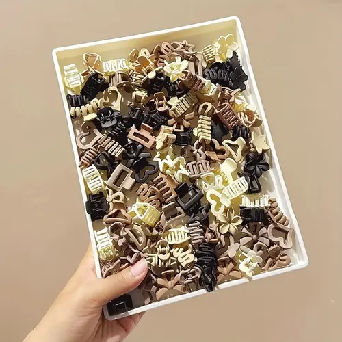 10/20/30pcs Beige Mixed Pack Small Clips Cute Girl Accessories Perfect For Daily Use Special Occasions Or Travel Gifts 2025 New - Image 2