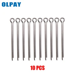 10 Pieces Propeller Split Pins 3*40mm 316L Stainless Steel For Yamaha Honda Mercury Suzuki Tohatsu Outboard Motor Propeller Pins