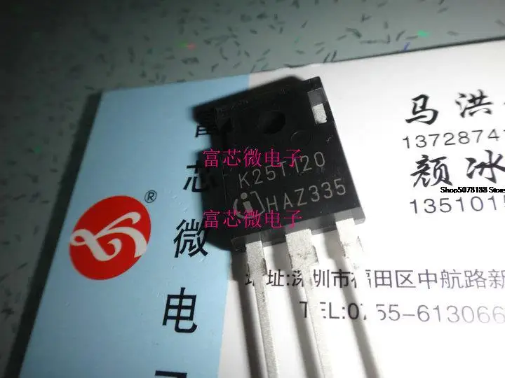 

5pieces K25T120 IKW25T120 K25T1202 TO247 Original New Quick Shipping