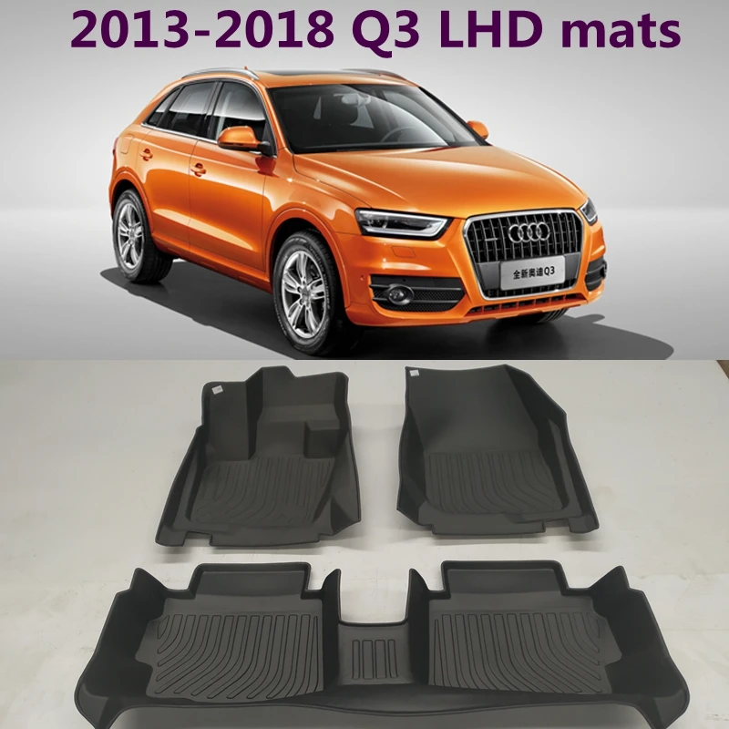 

Fit for 2013-2018 AUDI Q3 floor mat Q3 carpet AUDI Q3 custom car All-Weather TPE floor mat Q3 trunk mats Q3 TPE car floor mat