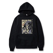 

Japanese Anime OVERLORD Print Men Hoodies Sweatshirts Harajuku Casual Fashion Hoodie 2021 Autumn Winter Loose Mens Clothing Tops