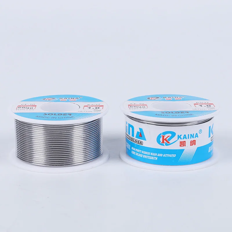 Solder Wire 50G/100G CF-10 60/40 Tin 0.5/0.6/0.8/1.0/1.2/1.5/2.0mm Roll Clean Rosin Welding Core Flux Reel Tube