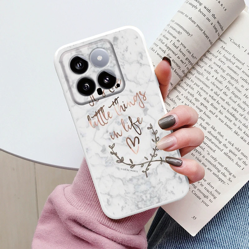 Colorful Marble Luxury Soft Shockproof Phone Case with Watercolor Oil Painting Design