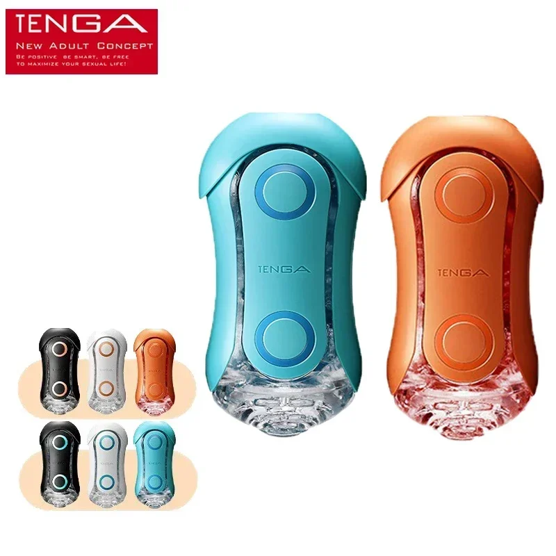 NEW TENGA FLIP ORB RUSH Aircraft Cup Male Masturbator Products Reusable Pussy Vagina Pocket Pussy Male Sex Toy Men Stimulator