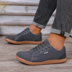 Unisex Lightweight Breathable Barefoot Trail Shoes - 45 (Gray)