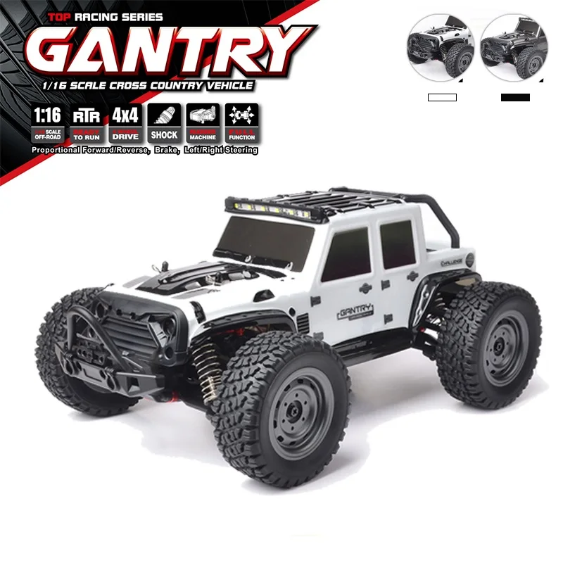 

16103 50km/h 1/16 Fast Rc Cars Off Road 4WD with LED Headlights 2.4G Waterproof Remote Control Monster Truck for Adults and Kids