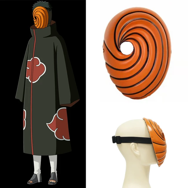 Máscara Obito Anime, Máscara Cosplay Obito Anime, Máscara Ninja de Resina,  Máscara Cosplay Tobi Obito, Máscara de Festa Fantasia Fantasia Fantasia  (Aldult) : : Casa