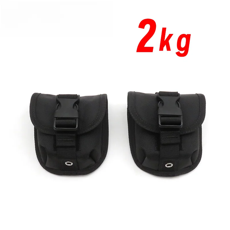 나일론 퀵 릴리스 패스너 웨이트 포켓 다이빙용 BCD 사이드마운트 1kg/2kg 나일론 웨이트 포켓 다이빙 액세서리
