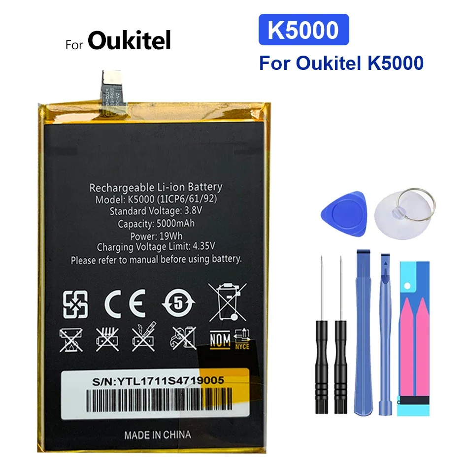 

New Full 5000mAh Battery For Oukitel K5000 Smart Phone