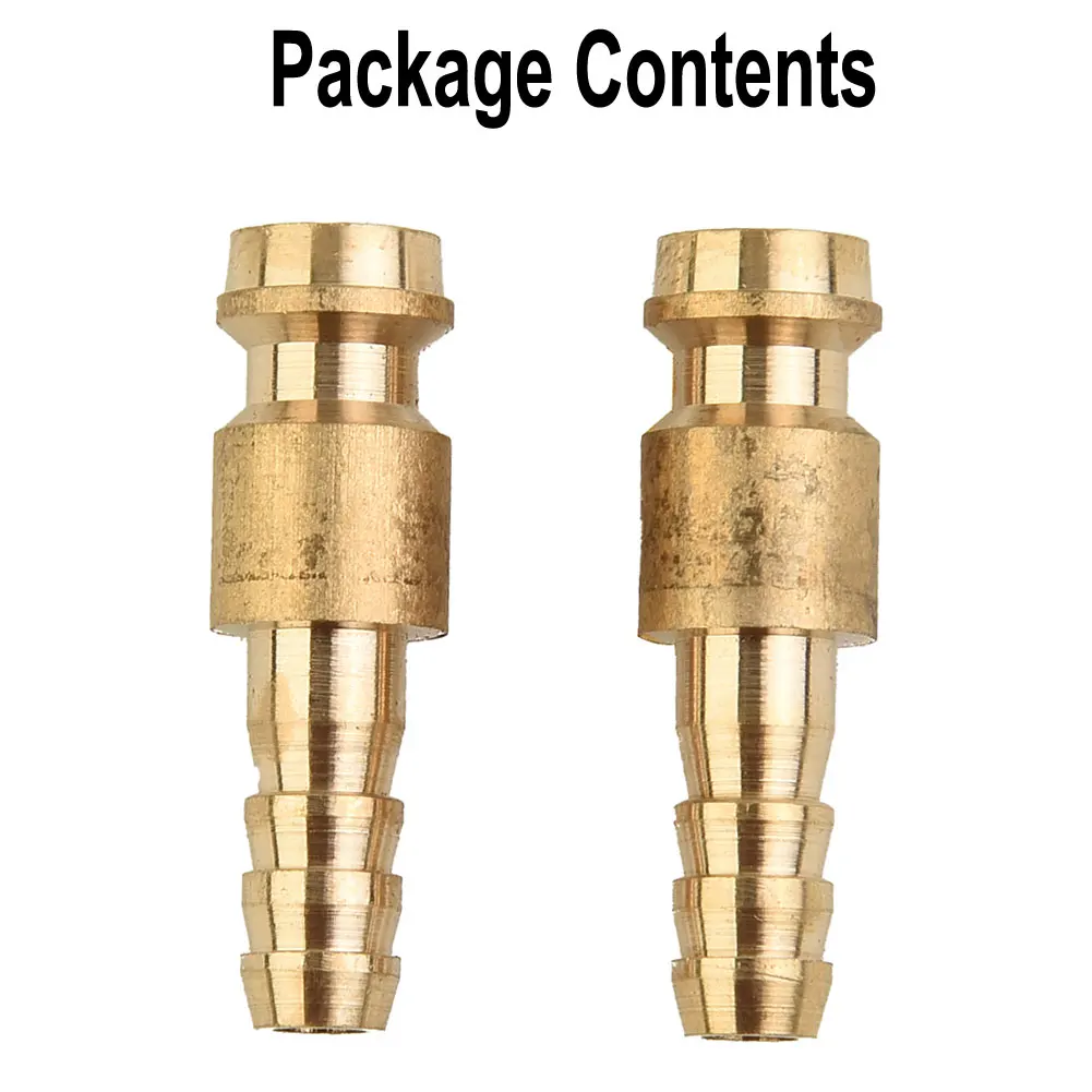 2PCS Metal Gas&Water Adapter Quick Connector For 6mm Male TIG Welding Torch Intake Plasma Cutting Head Nozzle Accessories