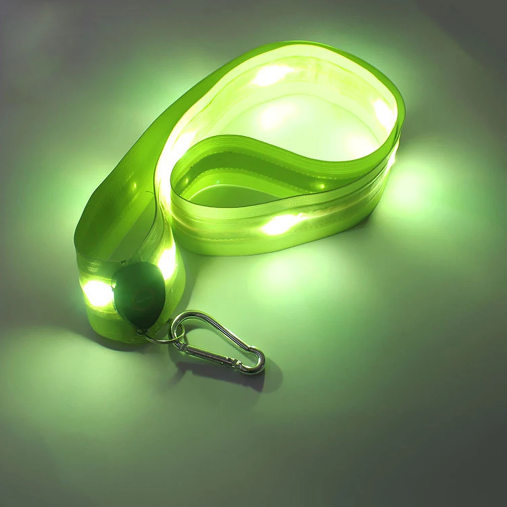 Illuminated Shoulder Straps Rechargeable LED Reflective Running Belt High Visibility Night Safety Outdoor Jog Walking Light Gear