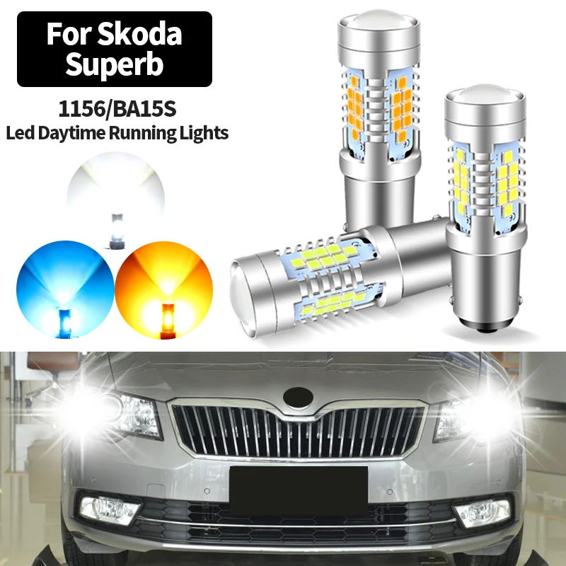 

2 шт., Лампы Canbus для Skoda Superb mk2 1156 2008 2009 2010 2011-2015