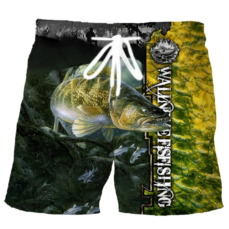 

Colorful Fishing 3D Printed Surfing Board Shorts Cool Summer Street Vintage Swim Trunks For Men Vacation Beach Shorts