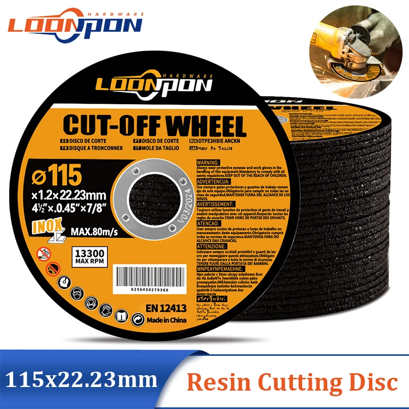 115mm Metal Cutting Disc Wheel Resin Cutting Grinder Cut Off Wheels For Iron Steel Pipe Bar 115x22.23x1.2mm 5-50Pcs cutting disc grinding disc abrasive wheel grinding wheel