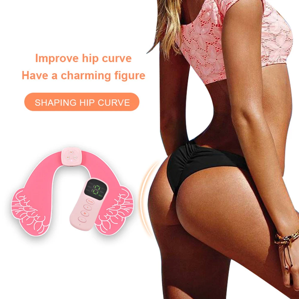 

Electric EMS Hips Trainer Butt Muscle Stimulator USB Rechargable Buttocks Lifting Massage Toner Lose Weight Fitness Massager