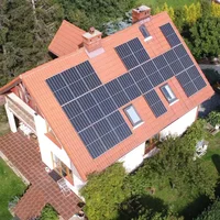 Système de stockage d'énergie solaire hybride photovoltaïque 10kW 12kW 30kW, système d'énergie solaire, paquet complet de configuration de maison 5