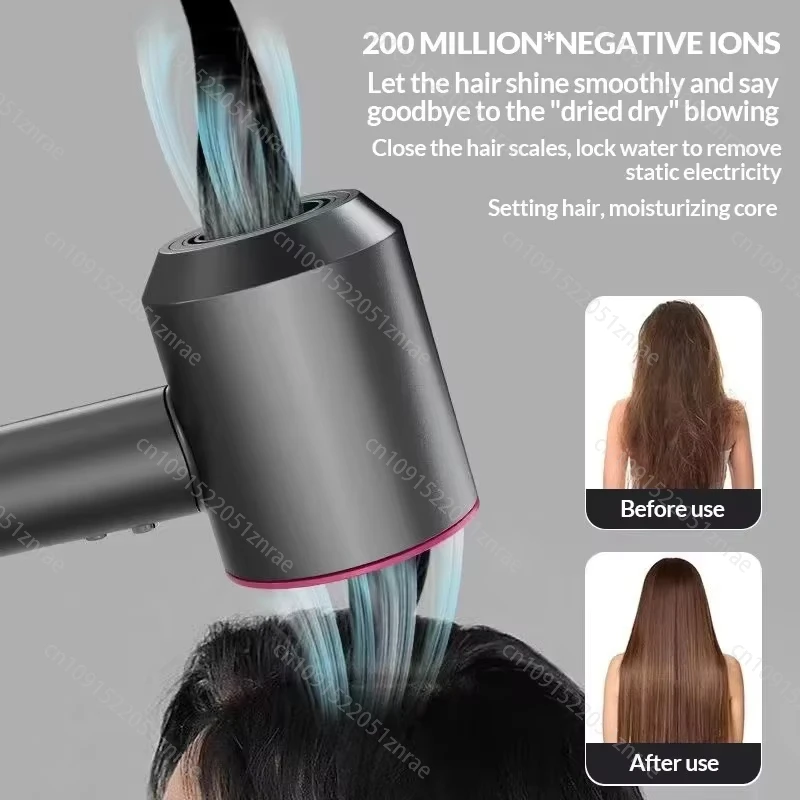 Professional High-power High-speed Hair Dryer Hair Care Quick Drying Low Noise Styling Tools Negative Ion Leafless Blow Dryer 3