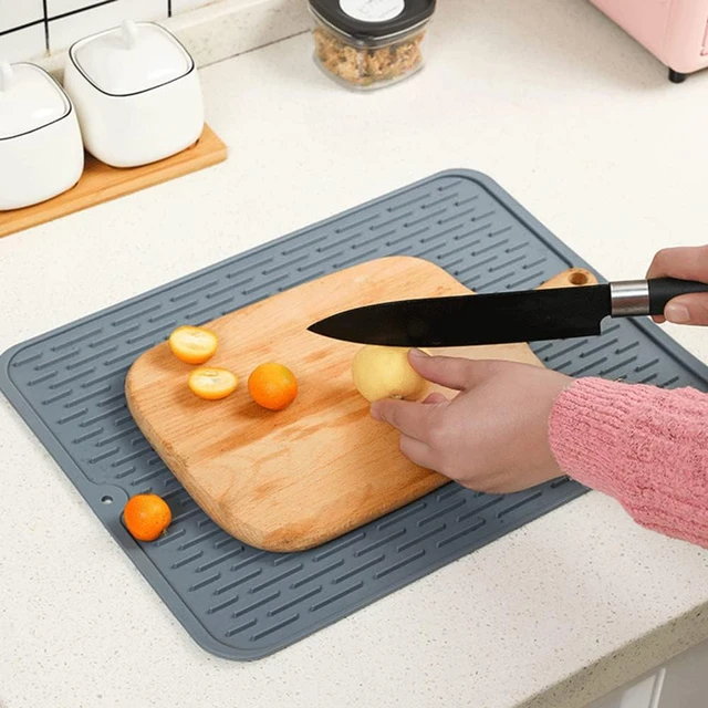 Silicon Dish Drying Mats Kitchen  Drying Mat Kitchen Counter - Dish Mat  Kitchen Heat - Aliexpress