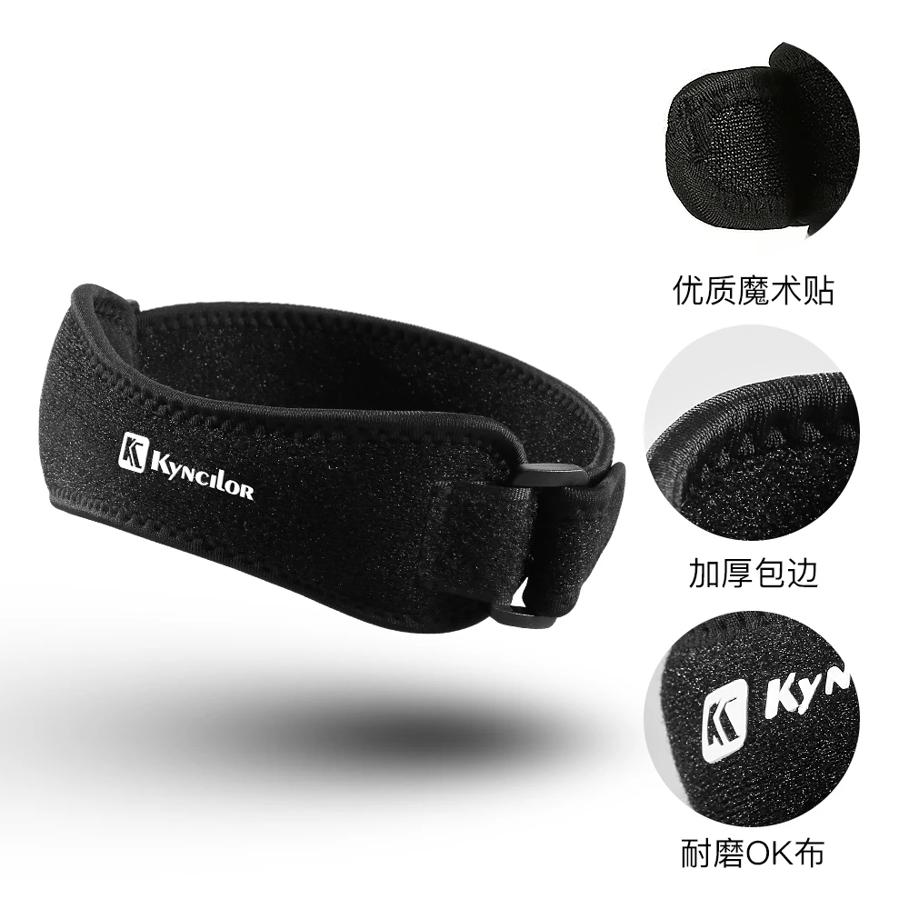 Knee Pad 1PC Patella Kneecap Band Adjustable Silica Gel Knee Tendon Strap Protector Knee Pad Running Sports Cycling Gym Support