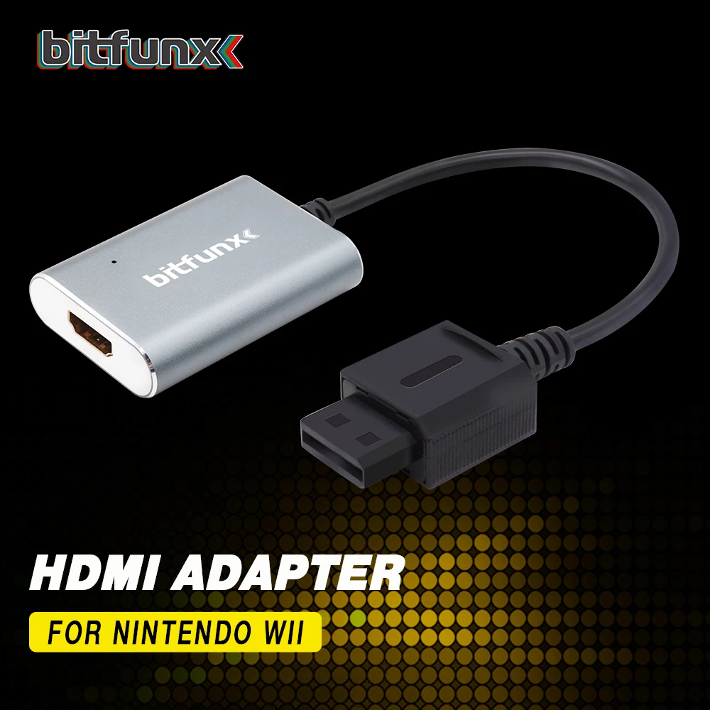 metgezel minstens Verstikken Bitfunx Hdmi Adapter Voor Nintendo Wii Ntsc Pal Retro Game Consoles Hd Kabel  Plug En Play| | - AliExpress