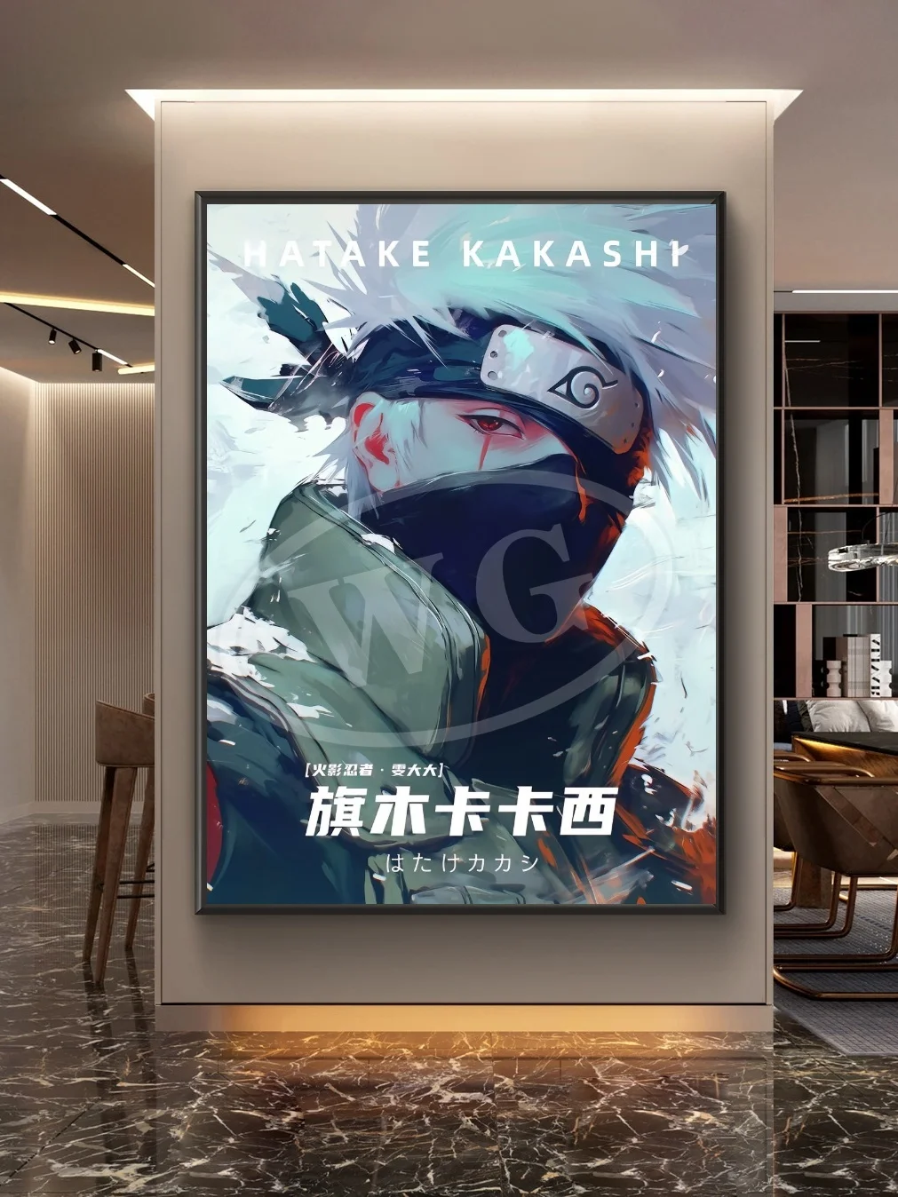 Naruto HD Anime Character Canvas Art for Modern Home Decor Aesthetic Gift