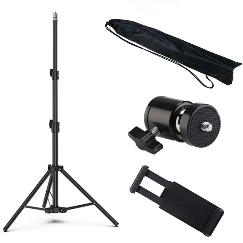 Advanced Multi-Function Tripod with Integrated Phone Holder & LED Light
