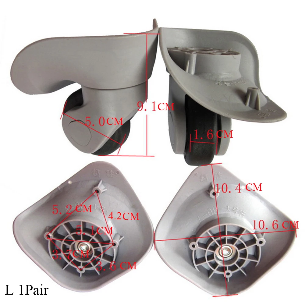 thumbnail image 2 of Luggage Wheels Replaceent Kit, Spinner Suitcase Wheels Replaceent 360 2 of 11
