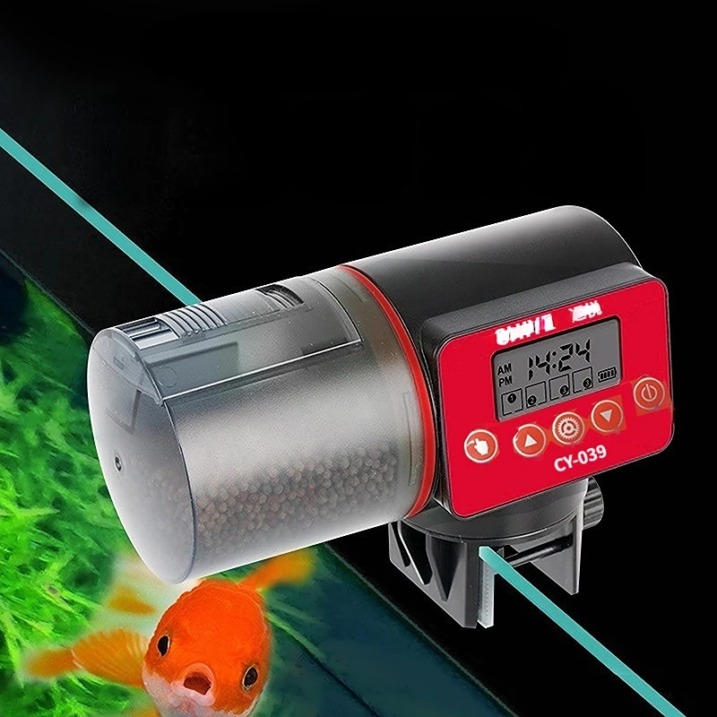 وحدة تغذية آلية متطورة لخزانات الأسماك، مزودة بتقن...