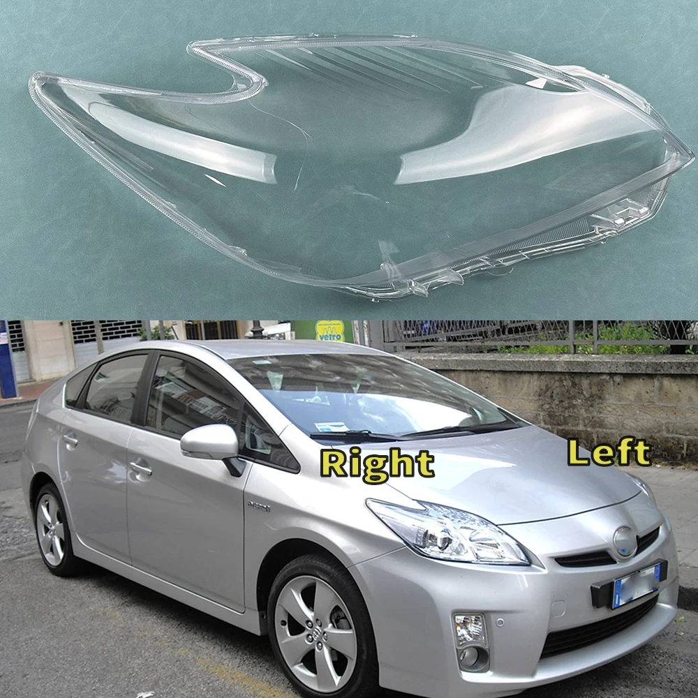 

For Toyota Prius 2010 2011 2012 Headlamp Lamp Shell Transparent Mask Headlight Cover Lens Plexiglass Replace Original Lampshade