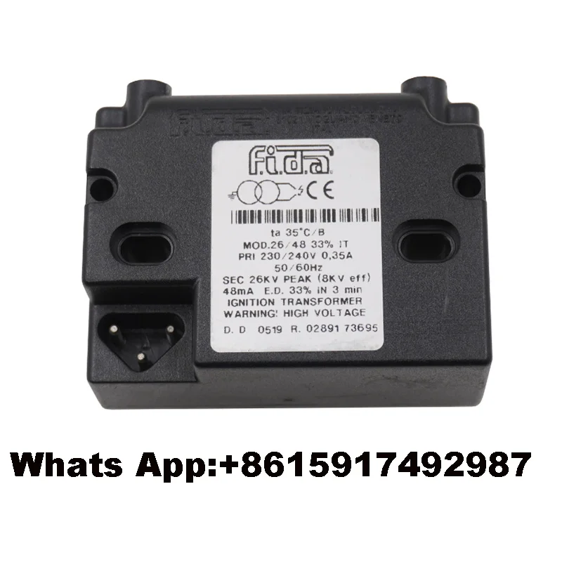 FIDA Ignition Transformer MOD.28/35 28KV 26/48 26/40 26KV for burner Original Boiler Ignition Electronic