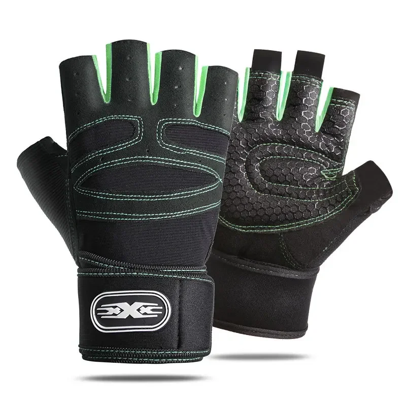 Enhanced Training Gloves - Non-Slip, Extended Wrist Support, Unisex Fitness Workout Gear