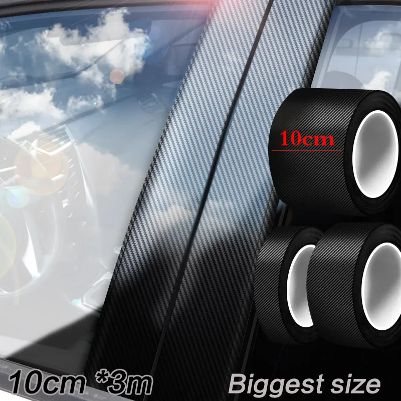 310mWidthLengthCarbonFiberStickerTapesCarAntiCollision