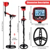 Professional Metal Detector TX850 Underground Depth 2.5m Search Finder Gold Detector Treasure Hunter Waterproof Detecting Coil 6
