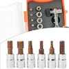 6Pcs 1/4 Inch Screwdriver Bit Socket Set Hex Screw Driver Bits H3-H8 Screwdriver Accessories For Torque Spanner Ratchet Wrench 3