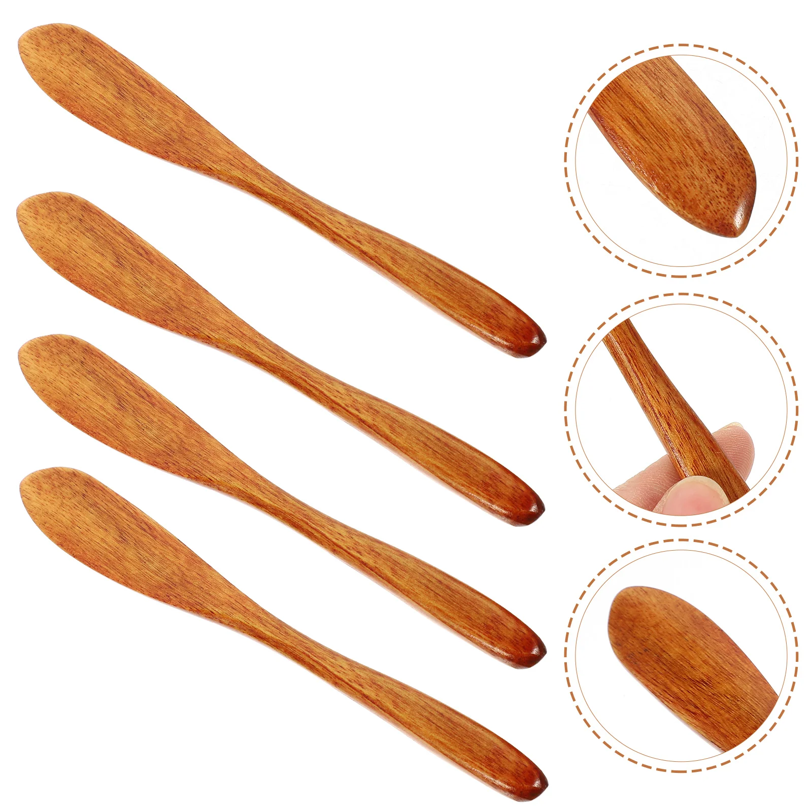 

Wooden Butter Knives Cheese Spreader Jam Knives Cake Knives Kitchen Tool Gadgets